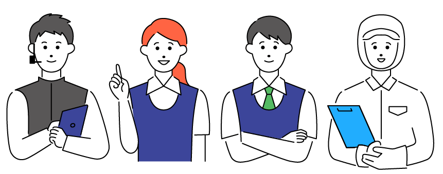 社員のイラストイメージ
