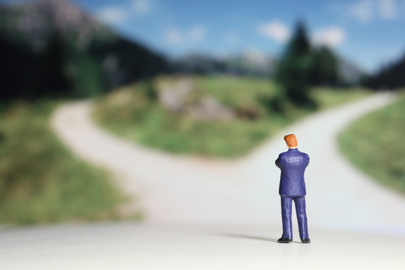 目先のゴールだけを追うイメージ